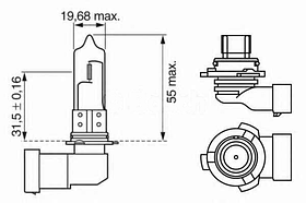 Лампочка цоколь HB4 Neolux NLX9006 1 шт