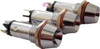 Світлосигнальна арматура АСКО-УКРЕМ AD22C-10 червона 24V AC/DC (A0140030120)