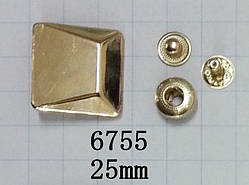 Кнопка 6755 золото 25mm