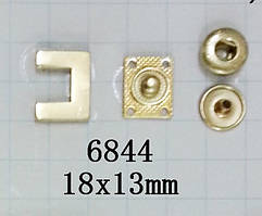 Кнопка 6844 золото 18x13mm