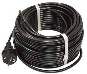 Шнур живлення для свердловинних насосів із вилкою Aruna 3×0,75 мм2 - 20м