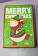 Коробочка подарункова новорічна прямокутна з малюнком сніговик 28 см, фото 6