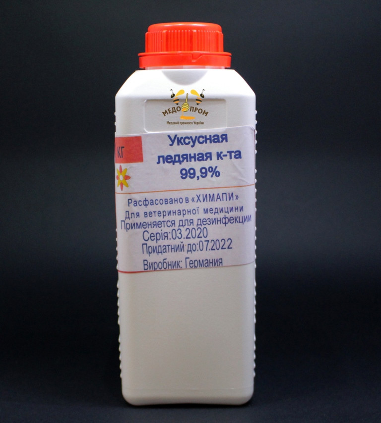 Оцтова кислота 99,85%, 1кг