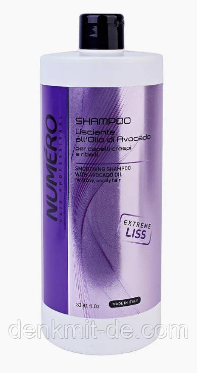 Шампунь Professional Numero Extrreme Liss 1000 мл Розгалжуючий
