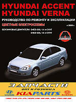 Hyundai Accent / Hyundai Verna c 2006 г. (бензиновые двигатели) Руководство по ремонту и эксплуатации