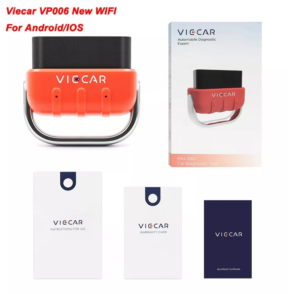 ДИАГНОСТИЧЕСКИЙ СКАНЕР Viecar ELM 327 V2.2 VP006  PIC18F25K80 WIFI, фото 1