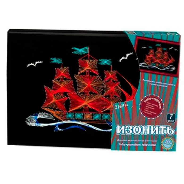 Набір для творчості DankoToys DT IZN-01-05 плетіння нитками Витончити 21*31 см