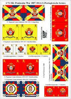 Прапори та штандарти в масштабі 1/72. Peninsular War 1807-1814 (1) Portugiesische Armee. ROFUR-FLAGS