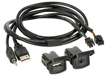 Адаптери для штатних USB/AUX-роз'ємів