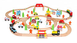 Дерев'яна дорога Avko 44080 100 елементів