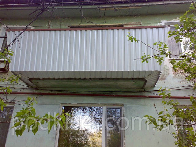 Обшивка балконов снаружи - фото 1 - id-p15830411