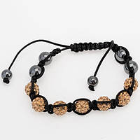 Браслет Шамбала 10 мм Роз'ємний від 16 см Кулька Різні Кольори Гематит