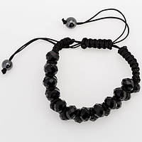 Браслет Шамбала Чорний Кришталь