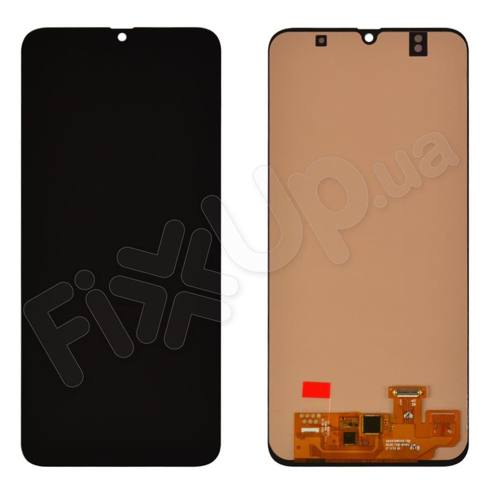 Дисплей для Samsung A305F DS Galaxy A30 (2019) з тачскріном в зборі, колір чорний, OLED