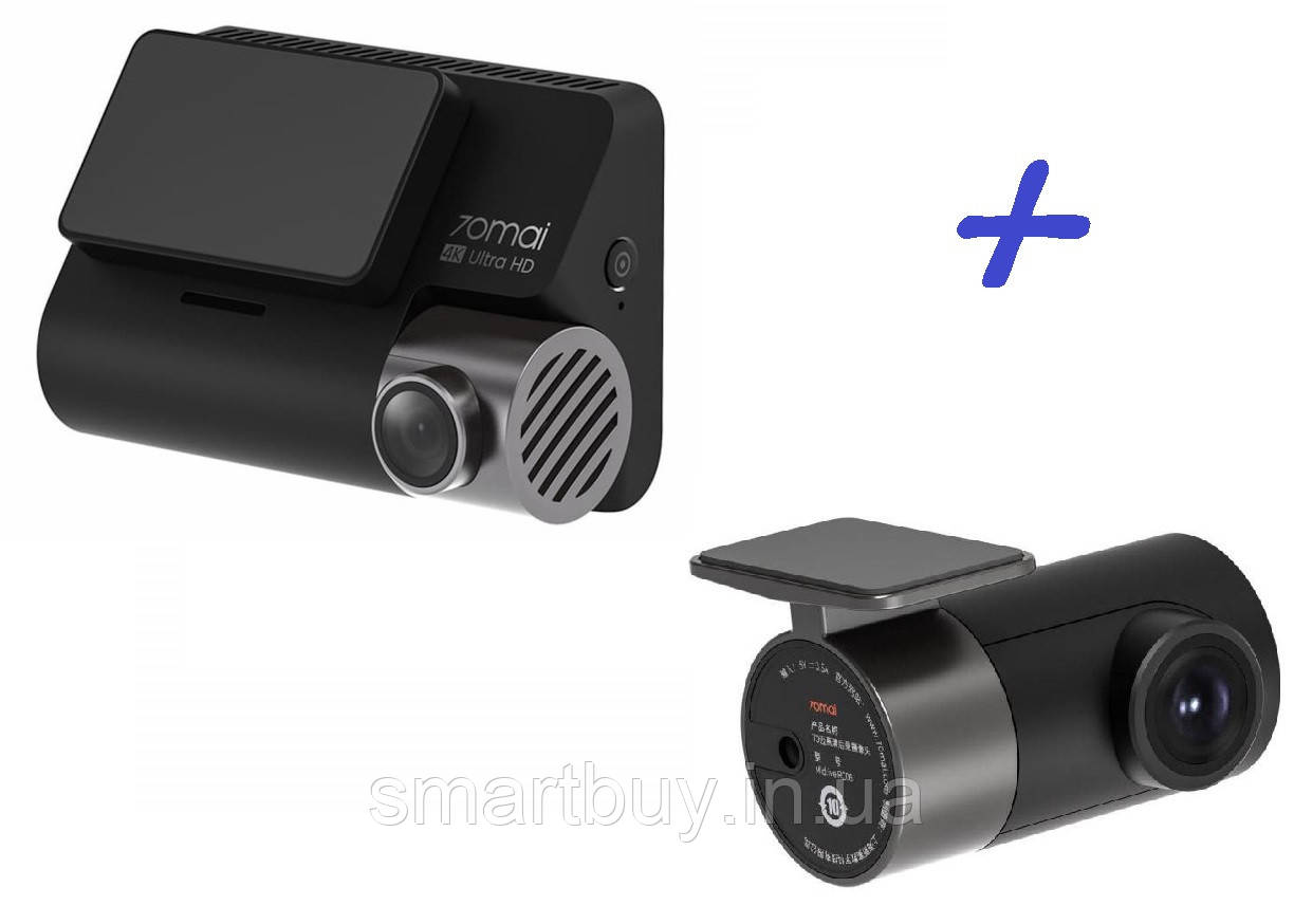 Відеореєстратор Xiaomi 70mai Dash Cam A800s 4K Ultra HD російськомовний (гарантія 1рік)