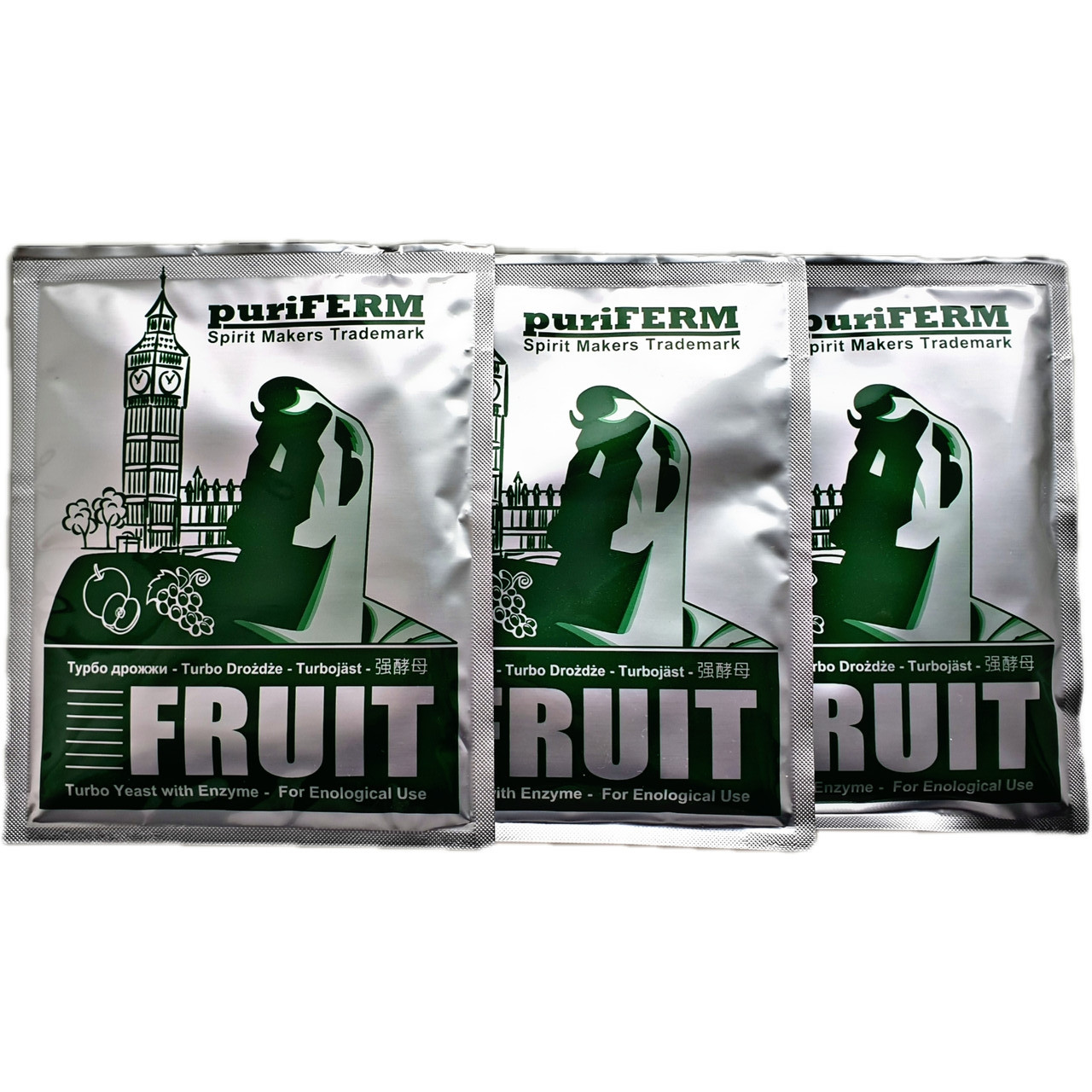Фруктові турбо дріжджі Puriferm Fruit, фото 1