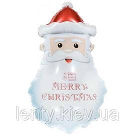 Фольгированный шар Дед Мороз с подарками 76см