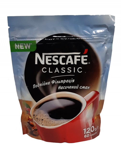 Кава розчинна гранульована Nescafe Classic 120 г