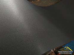 Гладкий лист з полімерним покриттям, гладкий лист матовий чорний RAL 9005, чорний матовий гладкий лист