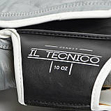 Боксерські рукавички шкіряні Leone Tecnico Grey 10 oz унцій сірий, фото 6