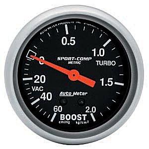 Датчик Буста (вакуум) Autometer 3303-J метричний 52мм