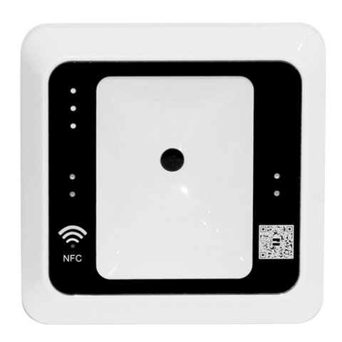Універсальний зчитувач QR-код, NFC, Mifare ZKTeco QR500-W