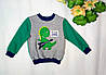 Дитячий джемпер "Дино" трикотажний для хлопчика, фото 2