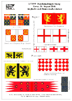 Прапори та штандарти в масштабі 1/72. Mittelalter-1346-1415. ROFUR-FLAGS 99