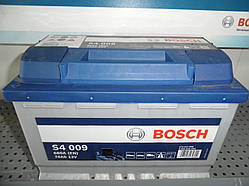 Автомобільний акумулятор, BOSCH 0092S40080 74Ah -+, 12V Bosch S40080 Silver, 74 А·год, 680А, АКБ.