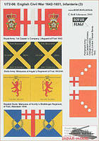 Прапори та штандарти в масштабі 1/72. 7-jähriger Krieg 1756-1763. ROFUR-FLAGS 06