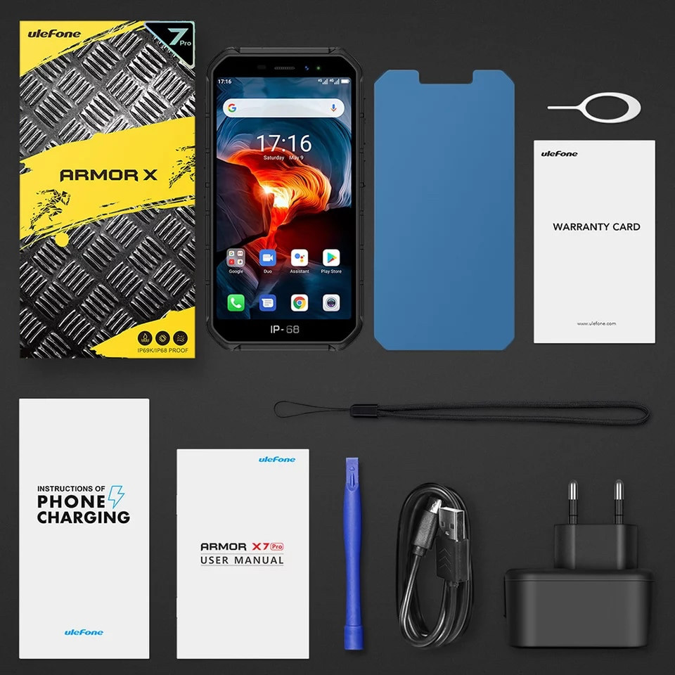 Смартфон Ulefone Armor X7 Pro Black 5.0" 4/32Gb NFC 4000mAh IP68 - фото 4 - id-p1312749403