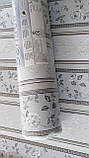 Шпалери Континент паперові дуплекс Вальс сірий з сріблом 057, фото 5