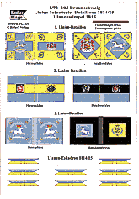 Прапори та штандарти в масштабі 1/72. Braunschweig 1815 Fahnen. ROFUR-FLAGS 103