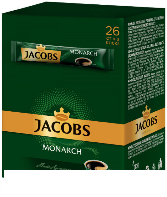 Кава розчинна Jacobs Monarch 1.8 м х 26 стіків