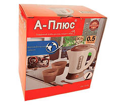 Електрочайник автомобільний 12V A-plus 1518, білий, фото 5