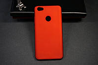 Чехол бампер силиконовый для Xiaomi Redmi Note 5A prime Ксиоми цвет красный Soft-touch