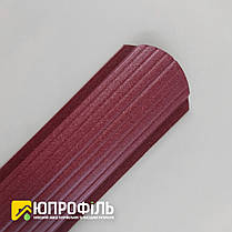 ✅ Штахетник металевий Бордовий RAL 3005 матовий односторонній, фото 2