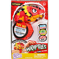Интерактивная игрушка браслет Little Live Pets Wraptiles - Lizzagon, Slap Bracelets. Moose.Оригинал