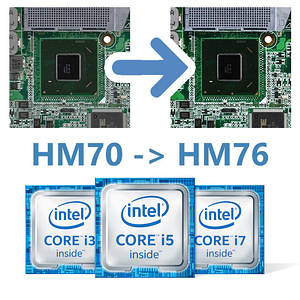 Заміна північного мосту HM70 на HM76 на справному ноутбуці, під ключ із гарантією 6 місяців!
