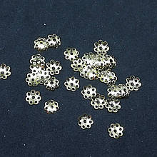 Обіймач для намистин "Квітка" 7 мм приблизно 1000 штук