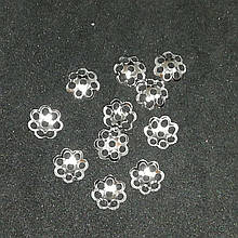 Обіймач для намистин "Квітка" 7 мм приблизно 1000 штук