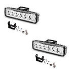 Універсальні ДХО DRL 2 штуки Денні ходові вогні LED світлодіодні (алюміній)