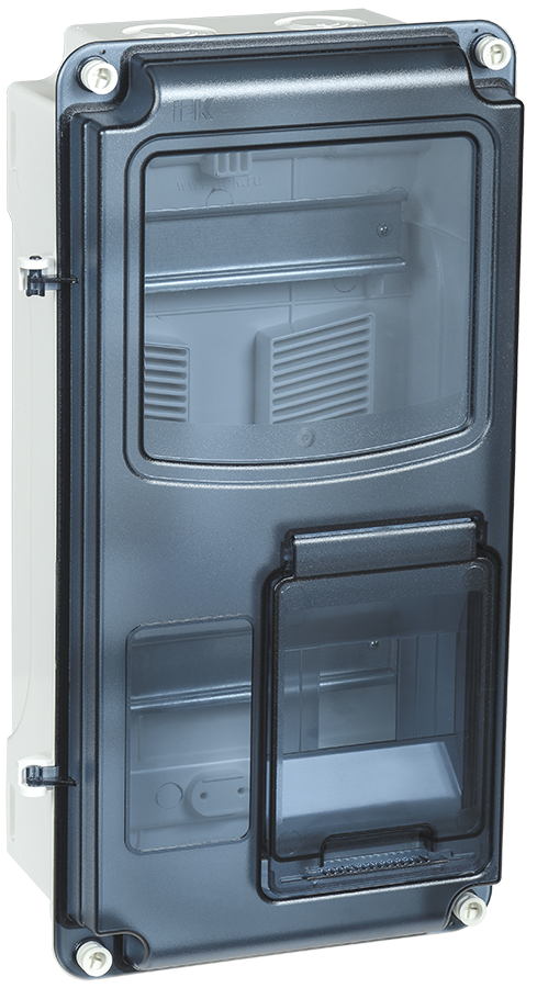 Корпус пластиковий ЩУРн-П 1/8 IP66 PC LIGHT IEK, фото 1