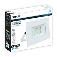 Светодиодный прожектор Feron LL-6050 50W IP 65 (191*163*31mm)