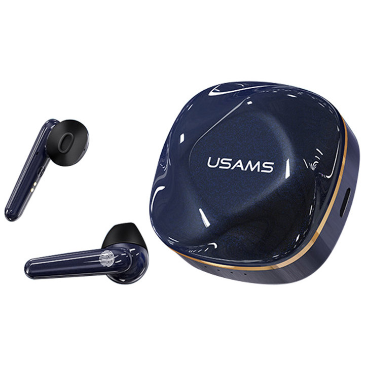 Навушники безпровідні Bluetooth Celebrat TWS W5 в кейсі, білі, фото 1