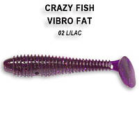 Силікон Crazy Fish Vibro fat 2.8" 1-71-2-3 смажена риба