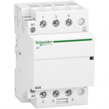 Контактор Schneider-Electric Acti 9 (3Н.О. 40А 230АС 3м) A9C20843
