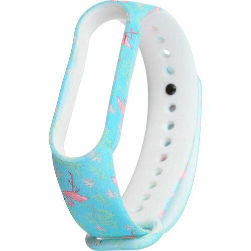Ремінець фітнес браслета Xiaomi до Xiaomi Mi Band 5/6 Flamingo