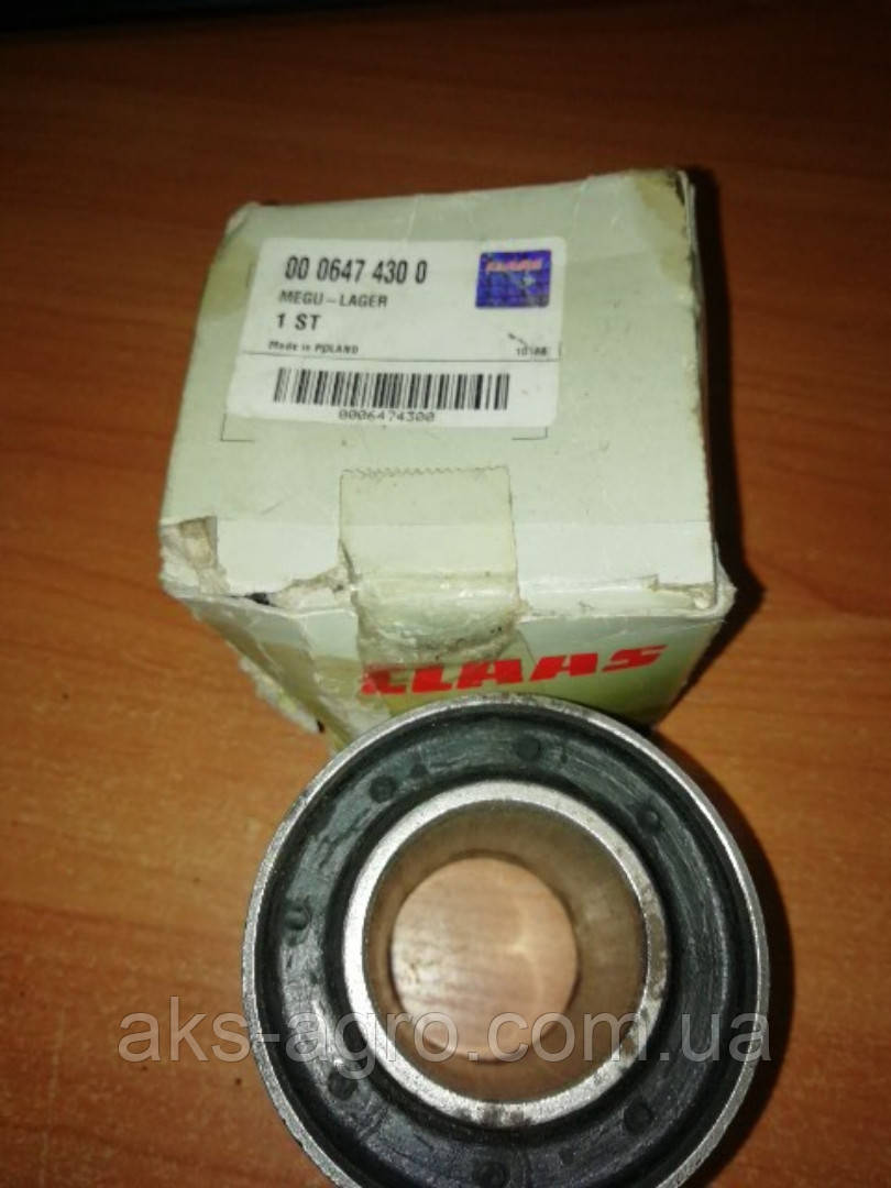 6474300 [Original] Сайлентблок (вкладиш MEGU) — 647 430 Claas — підсилень 000647430 647430