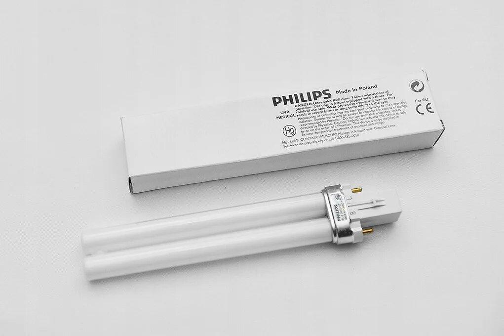 Лампа 311 нм Philips 9W/01/2p для лікування псоріазу